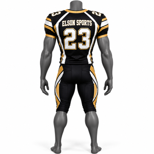 Uniforme de football américain personnalisé pour hommes, maillot d'équipe en sublimation, kit d'entraînement respirant, vêtements de sport pour les matchs - Product Image 2
