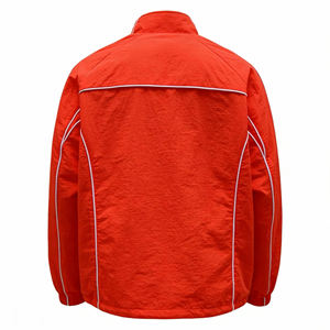 Streetwear Two Pieces Sports Running <b>Track</b> <b>Suit</b> Crinkle Nylon Reflective Windbreaker Jackets and Jogger Pants Tracksuit Sets - Product Image 4