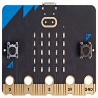 Carte de développement programmable Micro Bit V2.21 NRF52833 avec matrice LED 5x5, capteur de mouvement, haut-parleur, microphone pour l'éducation STEM et le maker