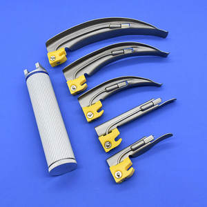 Laringoscopio de Fibra Óptica LED, Herramienta Médica Profesional para Intubación Segura, Laringoscopio Portátil, Instrumento Quirúrgico - Product Image 1