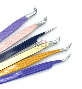 ชุดแหนบขนตาปลอมชุดอุปกรณ์ความงามแหนบปลายขนตาแบบเส้นใย - Product Image 3
