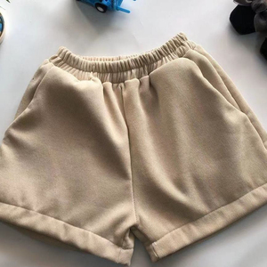 Shorts de jogging décontractés pour femmes en polaire de haute qualité, taille haute, fabriqués au Pakistan à prix abordables - Product Image 4