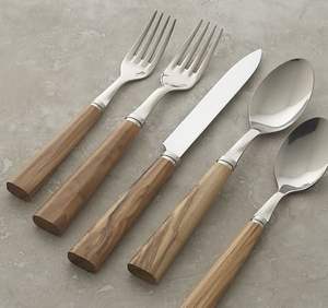 Ensemble de couverts 9 pièces en acier inoxydable de qualité alimentaire, cuillère, fourchette, couteau, sans BPA, compatible lave-vaisselle, écologique, design moderne pour les fêtes - Product Image 5