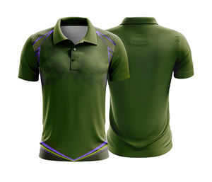 Custom Custom Cricket Polo Jersey Supplier Manufacturer Durable Stitching for Men Women Youth Quick-Dry Dry-Fit Active Polo - Product Image 6