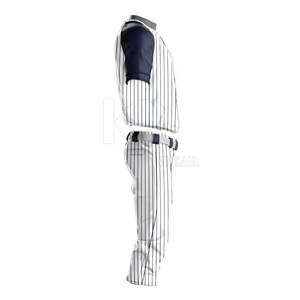 Tenue de baseball élégante pour hommes, ensemble complet maillot et pantalon, respirant, léger, durable, vêtements de sport de haute qualité pour adultes, 100% coton - Product Image 6