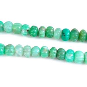 ลูกปัดพลอยคริสโซเพรสธรรมชาติรูปฟักทองทรงรอนเดลสำหรับทำเครื่องประดับแบบร้อยเป็นเส้น - Product Image 6