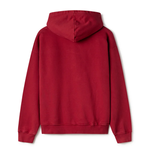 Sweat-shirt à capuche en molleton avec logo personnalisé, 100% coton, coupe ample, style streetwear d'hiver - Product Image 4