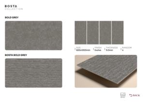 กระเบื้องพอร์ซเลนเคลือบเงาพรีเมียม ขนาด 600x1200 มม. 60x120 ซม. 24x48 นิ้ว รูปแบบขนาดใหญ่ สำหรับตกแต่งบ้านและอาคารพาณิชย์สมัยใหม่ - Product Image 5