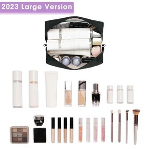 Narwey Grande Borsa da Viaggio Nera per Cosmetici con Scomparti Organizzatori per Articoli da Toeletta e Trucchi per Donne e Ragazze - Product Image 3