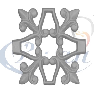 อะไหล่ประตูสวน CI รุ่น Heavy Duty Cast Iron ORNAMENTS-58-3.25" X 5.25" ประกอบง่ายสำหรับสวนสาธารณะ บ้านพักตากอากาศ วัสดุเหล็กหล่อคุณภาพสูง - Product Image 1