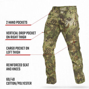 Pantalon de chasse pour homme en coton confortable de haute qualité, style décontracté léger, coupe droite, taille moyenne et grande, fabriqué au Pakistan - Product Image 3