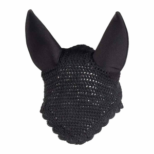 Voile anti-mouches personnalisé avec logo, équipement équestre avec bonnet d'oreille, tapis de selle respirant de la gamme Produits Équestres - Product Image 3