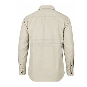 Comfortable Breathable Cotton <b>Flame</b> Retardant Work <b>Shirt</b> with Lightweight Fabric and Strong Stitching for Men's Active Daily Use - Product Image 2