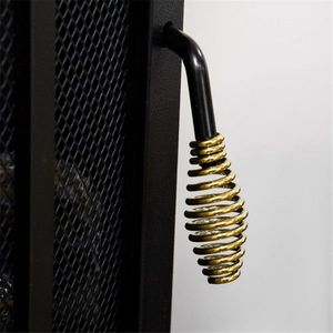 Caminetto Elettrico Moderno Nero da 22 Pollici con Effetto Fiamma LED e Design in Vetro per Uso Interno in Casa e Hotel - Product Image 5
