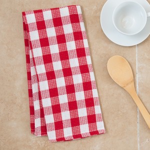 Serviette de cuisine carrée imprimée en coton 100% tissé, écologique, lavable en machine - Product Image 1