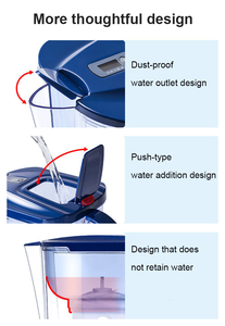 Filtre pichet de remplacement avec filtre à <span class=keywords><strong>eau</strong></span> et anti-oxydation, 1 pièce, pour boire de l'<span class=keywords><strong>eau</strong></span> - Product Image 3