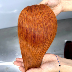 ผมแท้เวอร์จิ้นคุณภาพสูงแบบจัดเรียงเกล็ดผม  แบบ Genius Weft สีแดงไวน์และสีส้ม  ลดราคาพิเศษ - Product Image 3