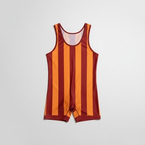 Customized Stripes Design Martial Arts Wear Wrestling Singlets <b>Machine</b> Stitched Bulk Order Premium Sale Fighting Sports Vests - Product Image 4