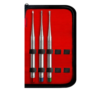 ชุดเครื่องมือถอนฟัน 7 ชิ้น PDL Luxating Root Elevator พร้อมด้ามจับตามหลักสรีรศาสตร์ สีสันสวยงาม ทำจากสแตนเลสสตีล - Product Image 4