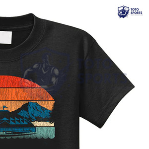 Camiseta de Algodón para Hombre, Cuello Redondo, Transpirable, Ligera, Cómoda, con Logotipo Personalizado, Impresa, de Alta Calidad, al por Mayor - Product Image 5