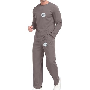 Top Quality Wholesale Custom Men's Cotton/Polyester Fleece <b>Tracksuit</b> Plus Size New Design High Quality - Product Image 2