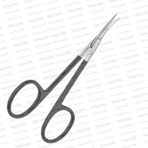 Ciseaux dentelés Devine (10,5 cm) – Ciseaux chirurgicaux courbés à pointes affûtées avec lame inférieure pour la dissection tissulaire - Product Image 5
