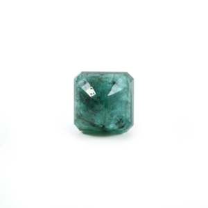 Natural Zambian Emerald 6.1 Carat Loose Faceted Gemstone for Fine Jewelry - Product Image 2