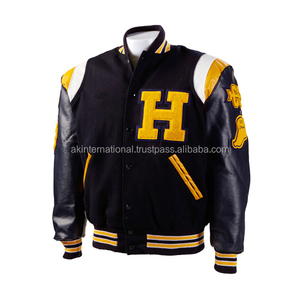 Chaqueta de lana de chenilla bordada para hombre, prenda de trabajo de estilo universitario, Vintage, OEM, Invierno 100% - Product Image 4