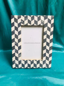 Marcos de Fotos Decorativos de MDF Ecológico de Alta Calidad con Ágata Transparente, Amatista y Cuarzo Rosa, Tamaño y Color Personalizados, Decoración del Hogar - Product Image 4