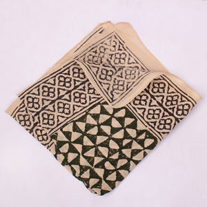 Pañuelo cuadrado de algodón hecho a mano al por mayor, bandana estampada a mano, pañuelo para la cabeza y el cuello para mujer, estilo Bagru - Product Image 2