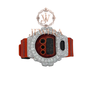 Best Quality Mossinate Designer Rubber <b>Watch</b> Fashionable Water Resistant and Sparkling with Real Diamond Features - Product Image 3