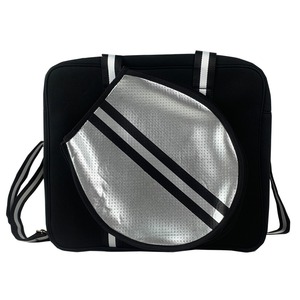 Bolsa de Tenis Personalizada para Mujer, Impermeable, de Neopreno, Gran Capacidad, con Rayas Diagonales, Diseño Deportivo y Duradero - Product Image 1