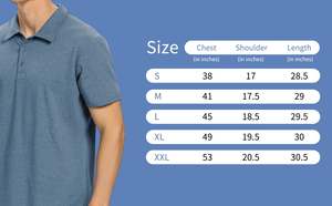 Men's Modern Fit Polo <b>Collar</b> <b>T</b>-<b>Shirt</b> Soft Stretch Fabric Breathable Comfortable Casual Top for Office College Daily Wear - Product Image 6