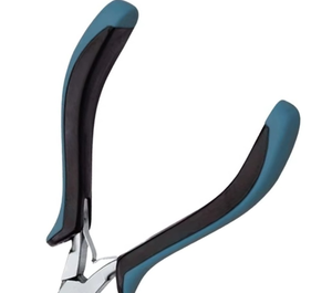 Latest Hair Extensions Pliers Stainless Steel For Hair Extension Tool Blue <b>Black</b> Handles Hair Styling Salon Use - Product Image 5