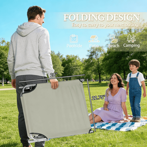 Sdraio Pieghevoli da Piscina, Comode Chaise Longue Pieghevoli per Uso Esterno - Product Image 6