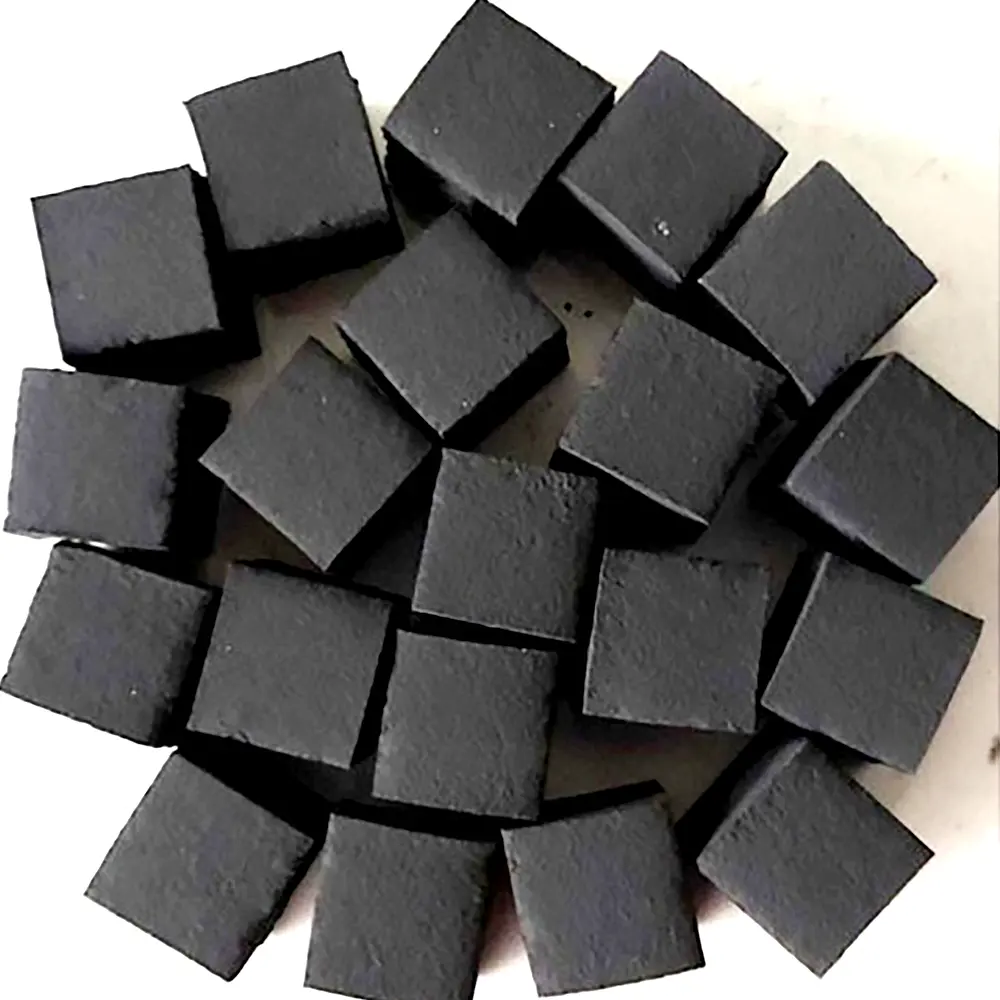 Authentique briquettes de charbon de coco indonésien modèle de cube forme de boîte-cadeau expérience supérieure de narguilé Relaxation ultime