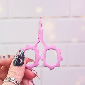Small Flower Embroidery Scissors Stainless Steel Mini <b>Thread</b> Snips Sharp Tip Cute Sewing <b>Tool</b> for DIY Craft Tailors and Beginner - Product Image 2