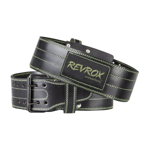 Ceinture de musculation réglable en cuir de vachette véritable avec logo personnalisé, unisexe, pour soutenir la taille des athlètes en entraînement et en powerlifting - Product Image 1