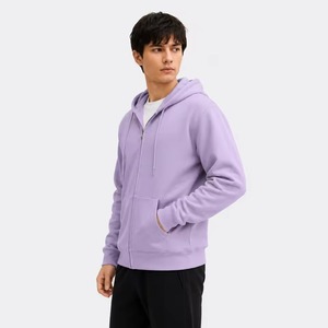 Sudadera con capucha personalizada con cremallera completa para hombre y mujer, de forro polar grueso, estilo oversize, al por mayor - Product Image 3