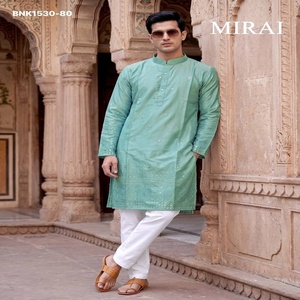 Best Quality Malai <b>Silk</b> with Embroidery Sequence work Full-Sleeve Readymade <b>Kurta</b> Collection Online Shopping India - Product Image 1