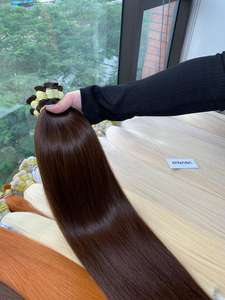 Factory Price 100 Grams Bulk <b>Hair</b> <b>Extensions</b> Vietnamese Raw Human Natural Straight In All Colors 60 cm - Product Image 5