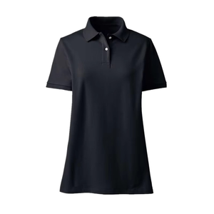 Nouvelle Arrivée T-shirt Polo Femme Séchage Rapide 100% Coton Motif Uni Unique Tissu Tricoté Coupe Ajustée OEM/ODM Logo Personnalisé - Product Image 3