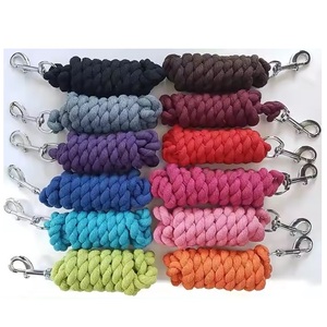 Cuerda de algodón de alta calidad para caballos al por mayor, diseño personalizado con broches de ojo grande, tamaño y color según pedido del comprador - Product Image 6