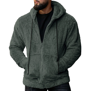 Premium Sherpa <b>Lined</b> <b>Hoodie</b> for Men Oversized Fit <b>Fleece</b> Sweatshirt Custom Colors Reasonable Wholesale Price - Product Image 1