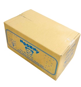 Cartons d'emballage auto-érectiles en carton ondulé écologiques et recyclables, fabriqués à partir de matériaux recyclés, pour usage domestique, imprimés en offset - Product Image 3