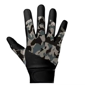 Guantes de Receptor de Fútbol Americano Personalizados al por Mayor, Diseño de Logotipo Personalizado, Guantes Ligeros, Transpirables y Antideslizantes de Dedo Completo - Product Image 2