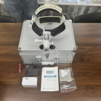 Electric 2.5x 3.5x Dental Head Mounted Binocular Magnifier Otolaryngology Surgical Aesthetics L Type Headlight