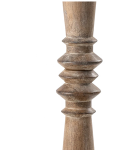 SWT Pedestal <strong>Small</strong> <strong>Drinking</strong> <strong>Table</strong> Farmhouse Tray Top Distressed Natural Wood Color Solid Wood Modern Easy Assemble Coffee <strong>Table</strong> - Product Image 5