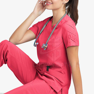Ensemble de blouses médicales de qualité supérieure, coupe confortable, tissu respirant, pour le personnel hospitalier, clinique et de santé, usage quotidien. - Product Image 4