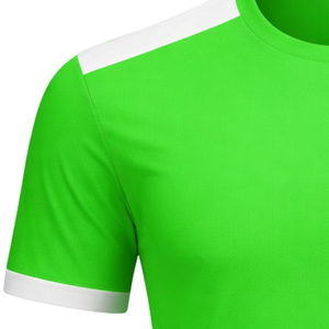 Maillot de football d'Italie pour hommes, imprimé, manches courtes, performance, léger, respirant, 100% polyester, uniforme d'équipe, vert - Product Image 4